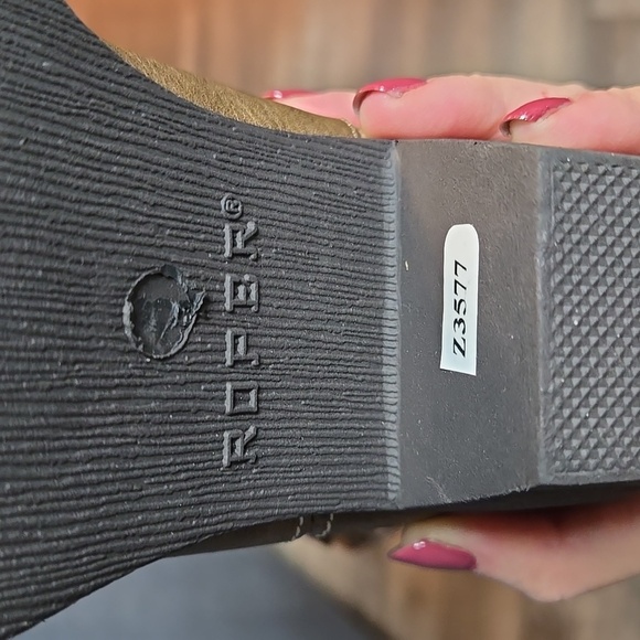 Women's ROPER Brown Fringe Western Boots SIZE 6 - Picture 10 of 17